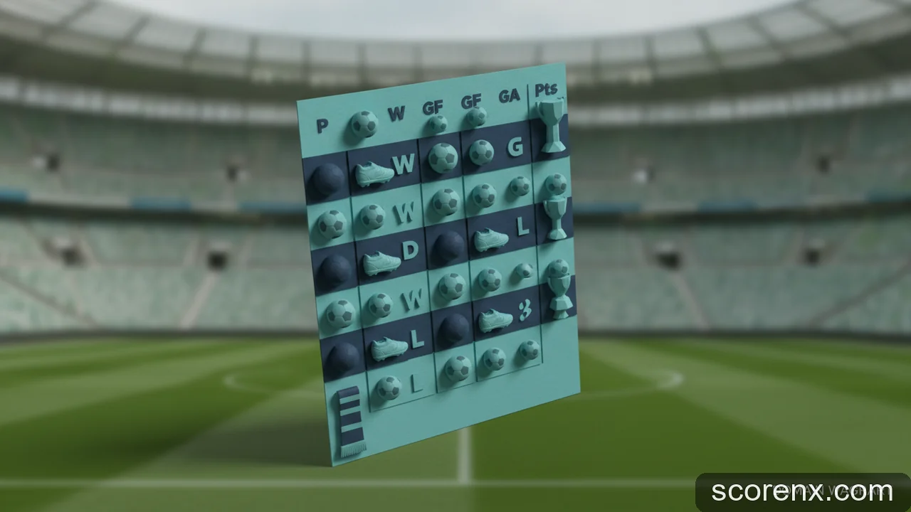 Minh họa: Bảng xếp hạng Bundesliga: Hướng dẫn đọc và hiểu các chỉ số quan trọng trên Scorenx