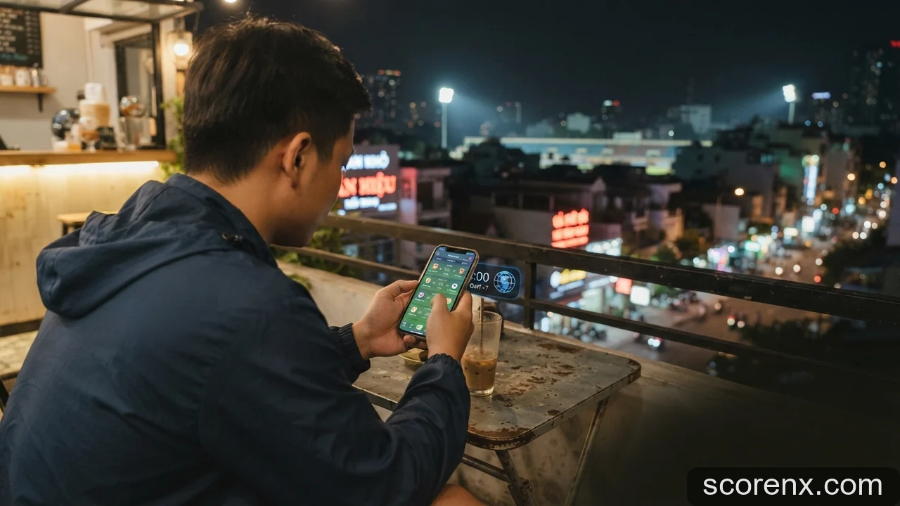 Minh họa cho Cách xem lịch thi đấu bóng đá theo múi giờ Việt Nam