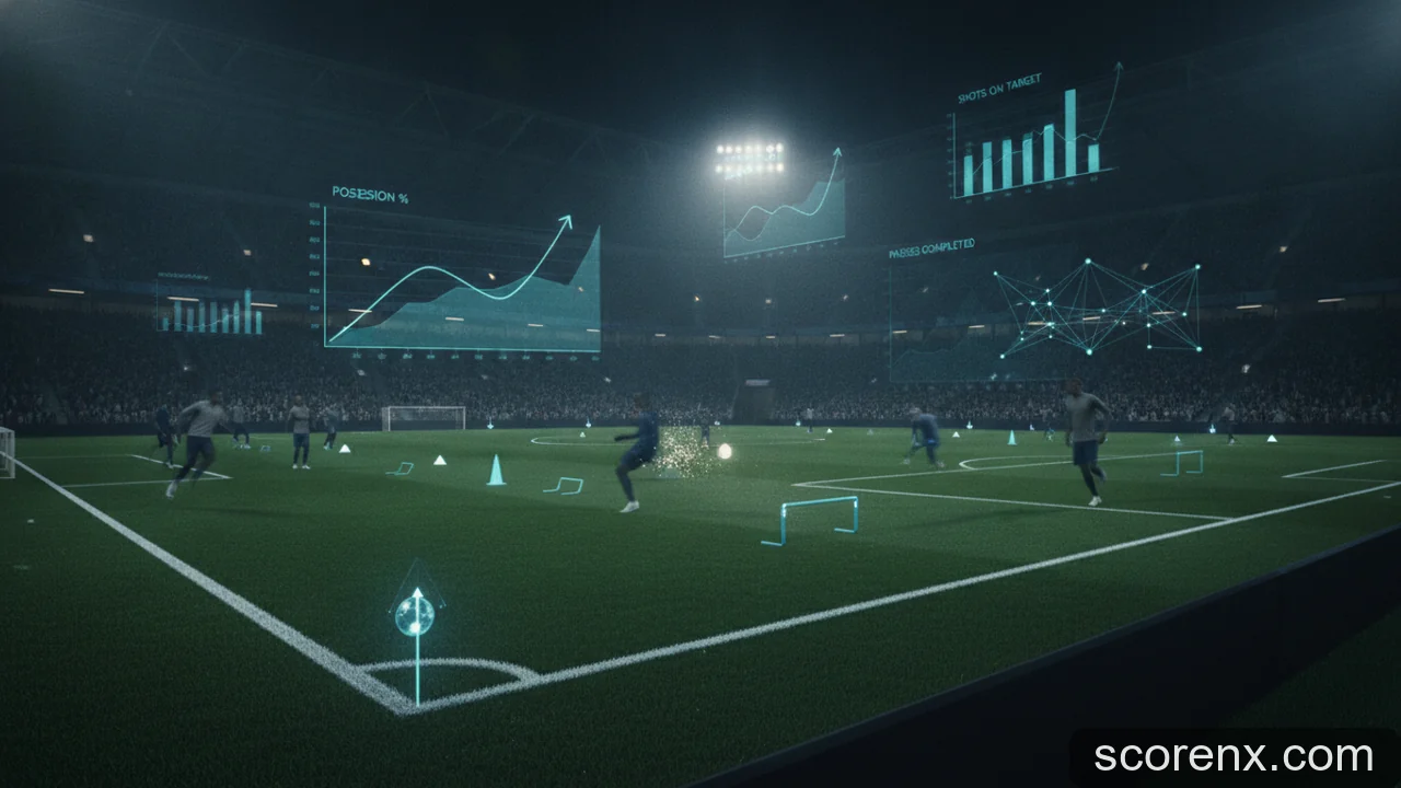 Minh họa: Diễn biến chính Man City gặp Real Madrid: Bảng thuật ngữ và cách tránh lỗi đọc dữ liệu thống kê trận đấu