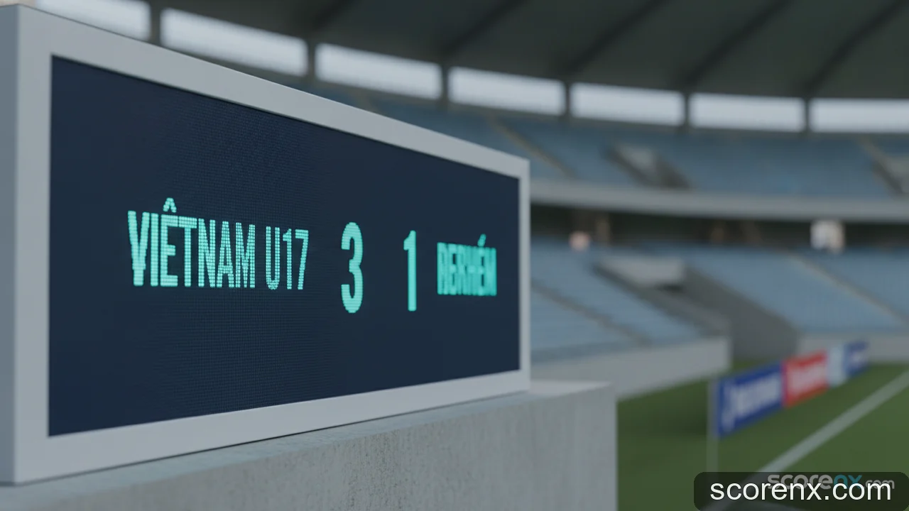 Minh họa bổ sung: Lịch thi đấu bóng đá U17 Việt Nam: Hướng dẫn đối chiếu kết quả sau mỗi trận đấu