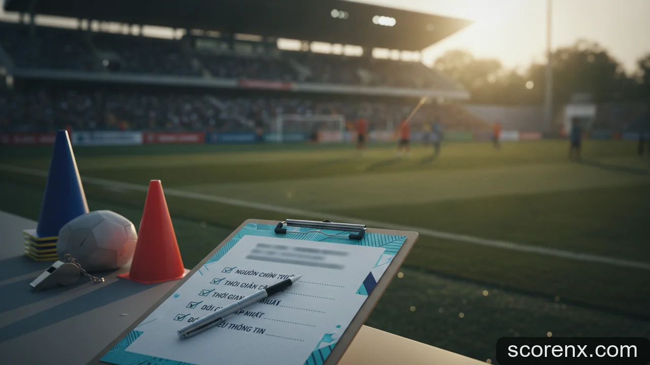 Minh họa: Lịch thi đấu V-League Việt Nam: Checklist kiểm tra nguồn và thời gian cập nhật chính xác